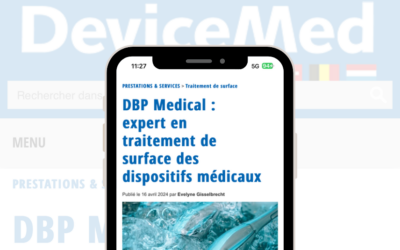 DBP MEDICAL mis en lumière dans DEVICEMED